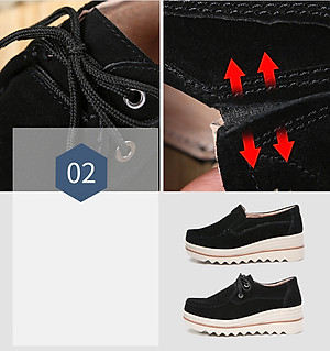 Giày thể thao nữ đế êm nhẹ, thoáng khí đế cao su đúc, chống trơn trượt hạn chế mòn  – GNU2081