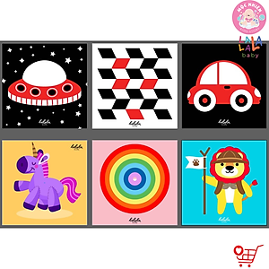 Bộ Thẻ Zigzag Lalala Baby Kích Thích Thị Giác Trí Não Cho Trẻ Sơ Sinh (0-12 Tháng)