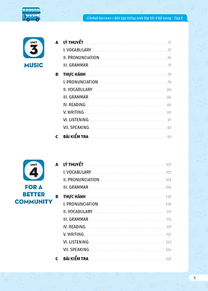 Sách Bài tập tiếng Anh lớp 10 Global Success, 4 kỹ năng (Có đáp án) – Tập 1 – ThS Lê Vy Vivian
