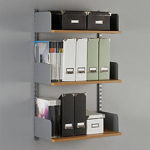 Kệ Ray Tường SMLIFE Railshelf 2 Tầng H60cm - Kệ Sách Treo Tường Tùy Biến Kích Thước & Vị Trí Hiện Đại Cho Căn Hộ Nhỏ