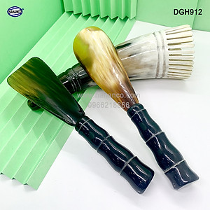 Đón giày bằng sừng tay cầm đốt trúc VIP (Dài 20cm) DGH912 - Chuyên dụng cho giày cao cấp - Cho giày Nam & Nữ - Product of HAHANCO