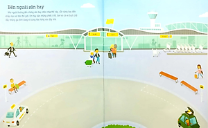First Sticker Book - Sách Dán Hình Đầu Đời Cho Bé - Sân Bay 75N