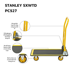 Xe Đẩy Tay 4 Bánh (Có Thể Gấp Gọn) Stanley PC527