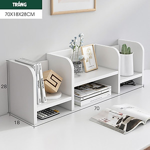 Kệ sách để bàn đa năng decor bàn làm việc cực xinh thương hiệu IGA - GP261