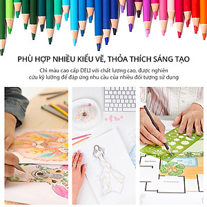 Bút chì màu gốc dầu cao cấp Deli - 6565 / 6566 / 6567