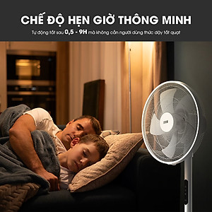 Quạt điện, quạt cây có điều khiển LEBENLANG LBL1864, chế độ hẹn giờ, công suất 60w, bảo hành 2 năm – hàng chính hãng