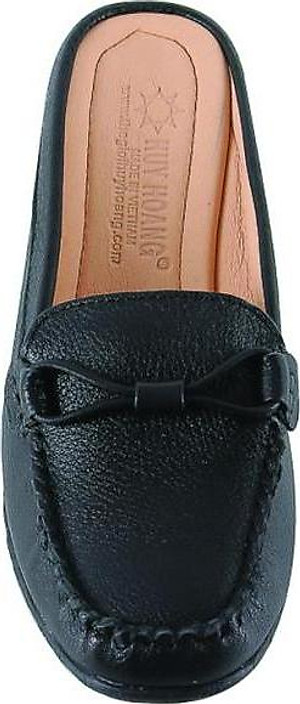 Giày Sabo Nữ Da Bò Huy Hoàng HT7936 - Đen