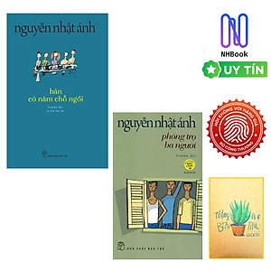 Combo Bàn Có Năm Chỗ Ngồi và Phòng Trọ Ba Người ( Tặng Kèm Sổ Tay Xương Rồng )