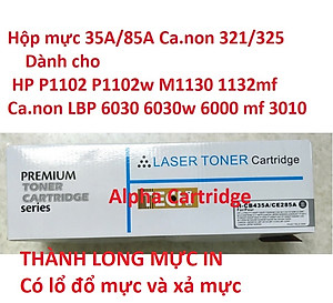 Mực máy in HP P1102/1102w ( 85A) Dành cho Canon LBP 3050, 3100, 3150, 6000, 6030, 6030W, MF 3010…Hàng chính hãng Alpha Cartridge