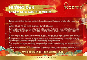 Kem Vi Kim Sinh Học Puderma: Tái tạo da, phá Nám không xâm lấn, không xưng đỏ, hiệu quả sau 3 ngày.