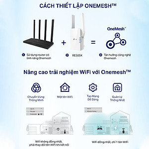 Bộ Mở Rộng Sóng Wifi TP-Link Archer RE505X Chuẩn AX1500 - HÀNG CHÍNH HÃNG