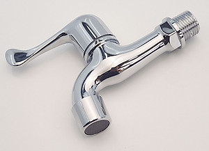 Vòi hồ nhựa ABS mạ Chrome Eurolife EL-HN03 (Trắng bạc)