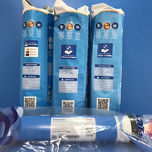 Combo 3 lõi lọc thô 123 + 1 màng RO Karofi - Hàng chính hãng