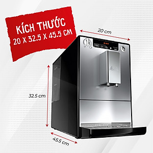 Máy pha cà phê tự động Melitta Caffeo Solo - Hàng nhập khẩu chính hãng 100% từ thương hiệu Melitta, Đức