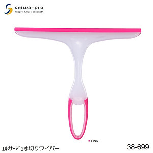 Cây lau kính cầm tay Seiwa Pro lưỡi gạt Silicon 24.5 cm - Hàng nội địa Nhật Bản - Giao màu ngẫu nhiên