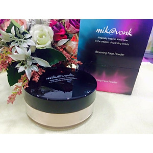 Phấn phủ bột kiềm dầu Mik@vonk Blooming Face Powder Hàn Quốc 30g NB19 # Natural Beige tặng kèm móc khoá 