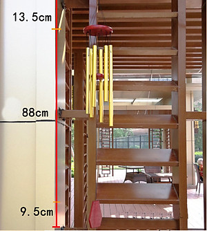 Chuông gió 6 thanh hợp kim