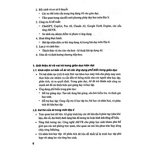Sách-Ứng Dụng Trí Tuệ Nhân Tạo AI Trong Dạy Và Học Môn Địa Lí (Dành Cho Giáo Viên Và Học Sinh)