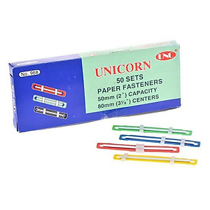 Acco nhựa UNC 50 bộ, 100 cái/ hộp