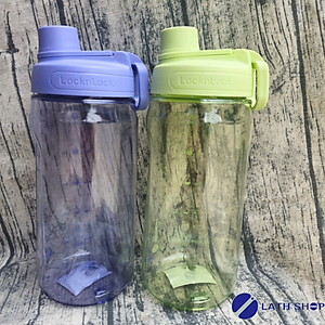 Bình Nước LocknLock 1.5L Active Large Bottle Có Quai Xách Nhựa PET BPA FREE HAP941 Tím/Xanh