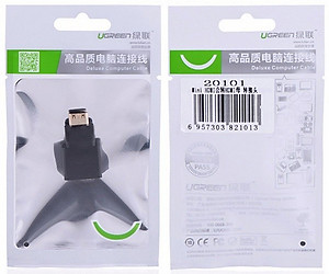 Đầu Chuyển Đổi Ugreen MiniHDMI Male Sang HDMI Female 20101 - Hàng Chính Hãng