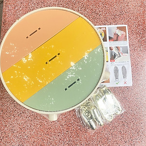 Kệ Đựng Mỹ Phẩm Kệ Đựng Đồ Trang Điểm Đựng Đồ Cá Nhân 3 Ngăn Hình Tai Thỏ Đa Năng Tiện Lợi Để Bàn