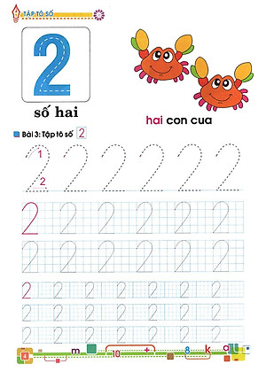 Tủ Sách Bé Vào Lớp Một - Tập Tô Số Lớp 1