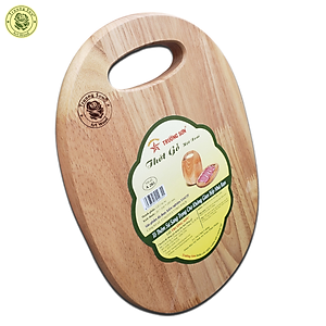 Thớt Gỗ Cao Su Hình Hột Xoài A285 ( 28.5 x 20 x 2 cm ) - Đồ Dùng Nhà Bếp Thương Hiệu Trường Sơn
