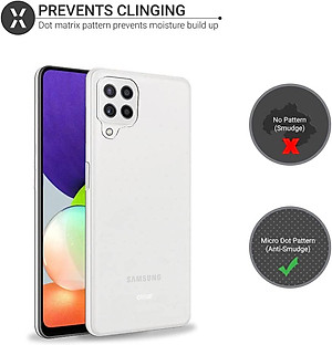 Ốp lưng silicon dẻo trong suốt mỏng 0.6mm cho Samsung Galaxy A22 4G / M22 / M32 hiệu Ultra Thin độ trong tuyệt đối chống trầy xước - Hàng nhập khẩu