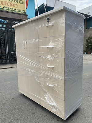 Tủ quần áo nhựa đài loan 2 cánh 5 ngăn _TN25-01