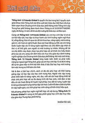 Tiếng Anh 12 Friends Global - Student Book