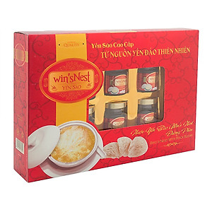 Combo 6 hộp nước yến sào win'sNest chưng sẵn đường phèn ( 6 Lọ * 70 ml / Hộp)