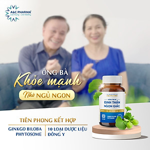 A&C Pharma Viên Uống Ngủ Ngon Dưỡng Tâm An Định Thần Ngon Giấc 150g