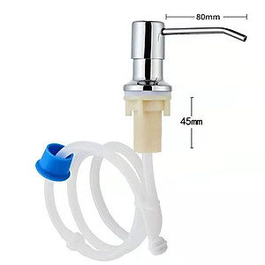 Bộ Đầu Bơm Hút Dầu Rửa Bát Gắn Bồn Rửa, Vòi Hút Xà Bông Nước Rửa Chén Tiện Lợi Có Ống Silicon Dài 1.2 Mét - HÀNG CHÍNH HÃNG MINIIN