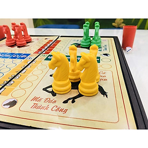 Cờ cá ngựa bằng nam châm - bàn cờ gập đôi đựng quân cờ - Size 38x38Cm - hãng dododios