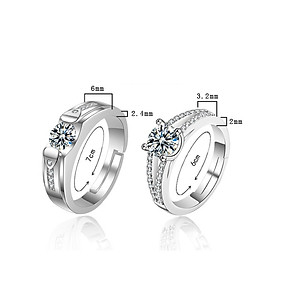 Nhẫn đôi nhẫn cặp thời trang hàn mẫu mới hot trend cực xinh NC18