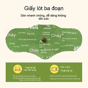 Miếng Dán Ngải Cứu Thảo Mộc Giảm Mỡ Bụng, Giữ Ấm Cơ Thể, Hỗ Trợ Tan Mỡ, Thải Độc, An Toàn Tự Nhiên - HÀNG CHÍNH HÃNG MINIIN