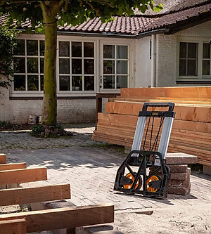 Xe đẩy hàng 2 bánh tính năng gấp gọn, khung nhôm Stanley Fatmax USA FXWT-706 tải trọng 125kgs