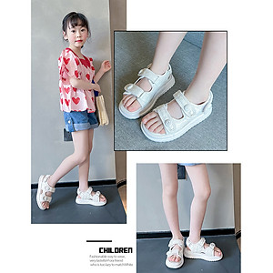 Giày Sandal quai hậu cho bé gái, thể thao siêu nhẹ, êm nhẹ chống trơn  – GSD9020