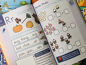 Sách summer brain quest k1 phát triển tư duy iq cho bé - in màu ( 4 - 5 tuổi )