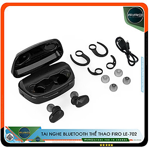 Tai Nghe Bluetooth Nhét Tai Không Dây FIRO A18 - Pin Dock Sạc 300mAh - Bluetooth V5.3 - Tai Nghe FIRO A18 Điều Khiển Cảm Ứng Thông Minh - Công Nghệ Kháng Nước IPX5 - Tai Nghe Không Dây FIRO A18 - Phù Hợp Với Tất Cả Dòng Máy - Hàng Chính Hãng