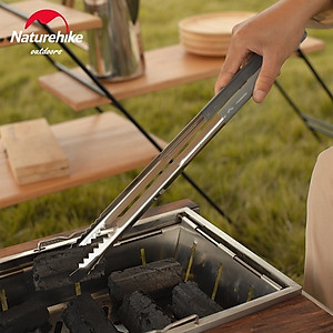 Kẹp Gắp Than Naturehike Thép Không Gỉ Dành Cho Dã Ngoại, Nấu Nướng Ngoài Trời NH20SK008