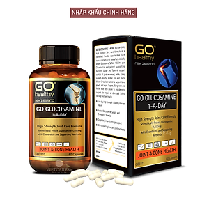 Bộ sản phẩm xương khớp nhập khẩu chính hãng trong uống ngoài bôi gồm: Viên uống GO Glucosamine 1-A-Day 1500mg (60 viên) và Kem bôi khớp Stabil (75 gam)