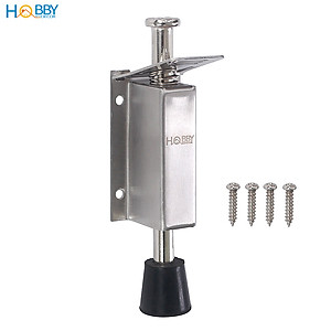 Đồ chặn cửa 2 chiều chốt đạp lò xo đế cao su Hobby Home Decor CCD1