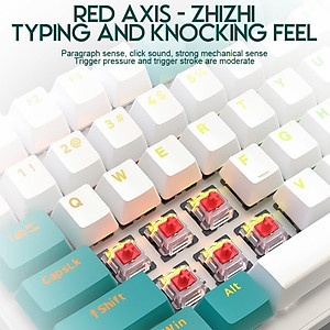 Bàn phím cơ gaming K3 Led Rainbow Hotswap Chống ồn cho máy tính laptop hàng nhập khẩu