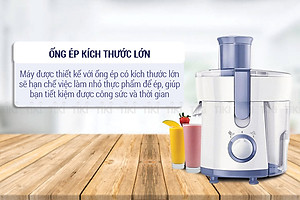 Máy Ép Trái Cây Philips HR1811 (300W) - Trắng Xanh - Hàng chính hãng