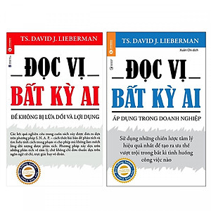 Combo Đọc Vị Bất Kỳ Ai - Để Không Bị Lừa Dối Và Lợi Dụng + Đọc Vị Bất Kỳ Ai - Áp Dụng Trong Doanh Nghiệp + Truyện song ngữ anh việt bìa mềm chú bé bánh gừng