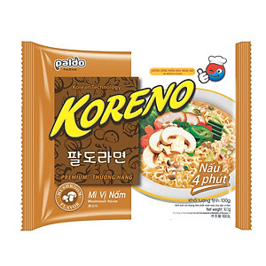 Thùng 24 Gói Mỳ vị Nấm Koreno 100g