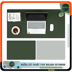 Lót Chuột FIRO - Pad Chuột FIRO - Miếng Lót Chuột Cỡ Lớn MXL800 EXTENDED 80cmx40cm - Chất Liệu Da PU Cao Cấp - Tấm Lót Chuột Và Bàn Phím Chơi Game - Tấm Trải Bàn Làm Việc - Thiết Kế 2 Mặt Tiện Lợi - Hàng Chính Hãng FIRO