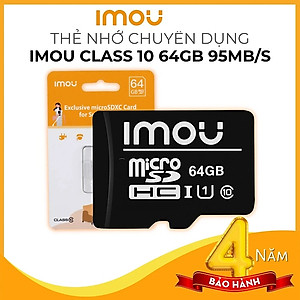 THẺ NHỚ 64Gb/32Gb IMOU MICRO SDHC CLASS 10 CHUYÊN DÙNG CHO CAMERA IP, MÁY ẢNH, ĐIỆN THOẠI,... - HÀNG CHÍNH HÃNG